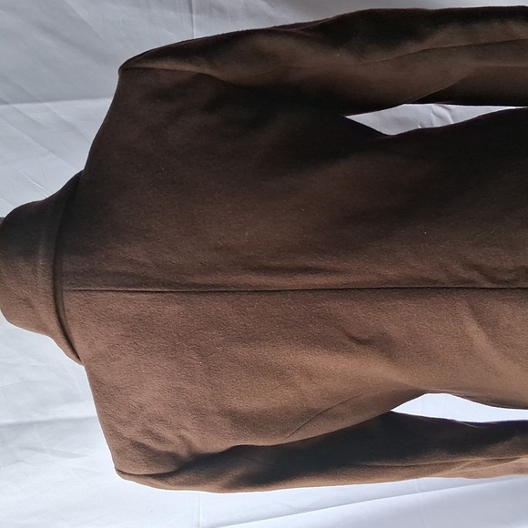 Quince Italian Wool Tailored Coat Chocolate XS - Picture 4 of 16
